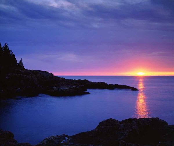 Maine Acadia NP Sunrise over the Atlantic